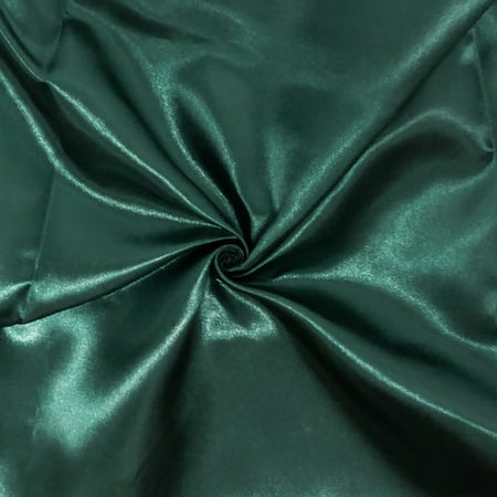 Shason Textile (3 Yards Cut) Special Occasion Costume Satin, Hunter, Available In Multiple Colors