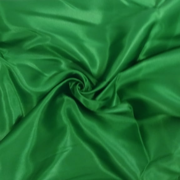 Shason Textile (3 Yards Cut) Special Occasion Costume Satin, Kelly, Available In Multiple Colors