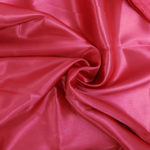Shason Textile (3 Yards Cut) Special Occasion Costume Satin, Magenta, Available In Multiple Colors