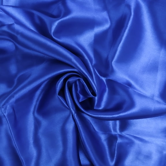 Shason Textile (3 Yards Cut) Special Occasion Costume Satin, Royal, Available In Multiple Colors