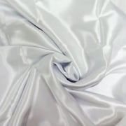 Shason Textile (3 Yards Cut) Special Occasion Costume Satin, White, Available In Multiple Colors