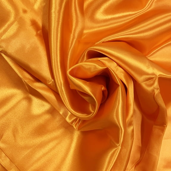 Shason Textile (3 Yards Cut) Special Occasion Costume Satin, Yellow, Available In Multiple Colors