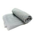 thumbnail image 1 of Shason Textile 37.5” x 1.5 Yards Wide 3mm Spangle Knit Sequin Holographic Precut Fabric, Silver, 1 of 5