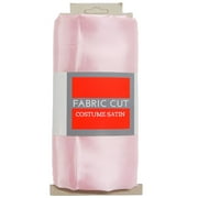 Shason Textile (4 Yards Precut) Special Occasion Costume Satin Precut Fabric, Light Pink