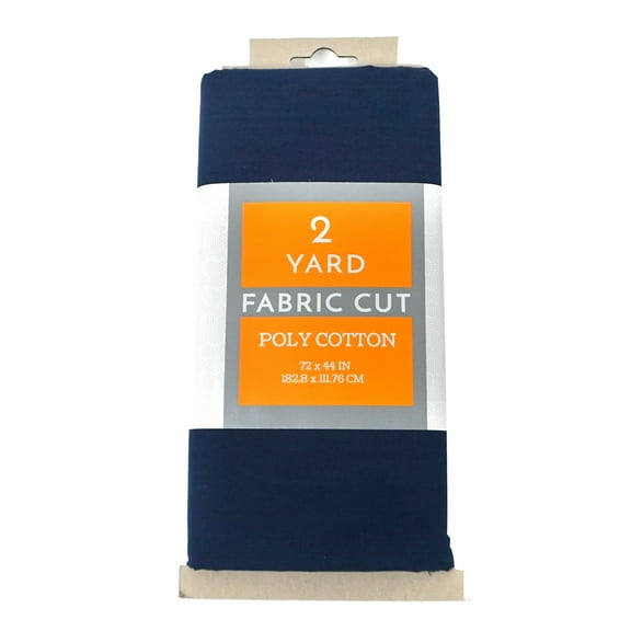 Shason Textile 45" (2 Yards Cut) Craft Projects Quilting Poly Cotton Fabric, Ink