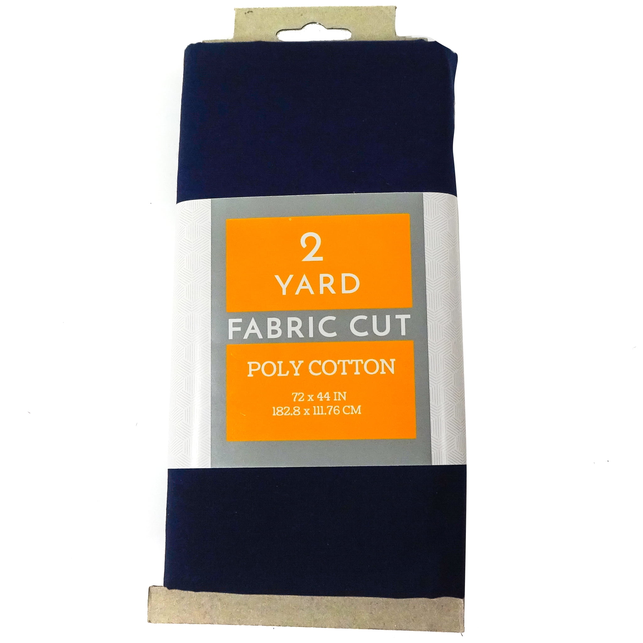 Shason Textile 45" (2 Yards Cut) Craft Projects Quilting Poly Cotton Fabric, Navy