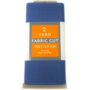 Shason Textile 45 2 Yards Cut Craft Projects Quilting Poly Cotton Fabric, Steel