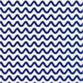 thumbnail image 1 of Shason Textile 45" x 3 yd Cotton Polyester Blend Geometric Sewing & Craft Fabric, Blue and White, 1 of 1