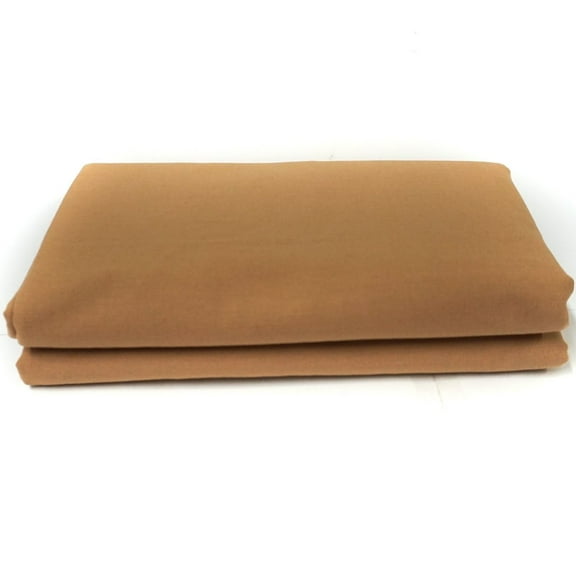 Shason Textile 45" x 4 Yards 100% Cotton Solid Craft Fabric, Brown Sugar