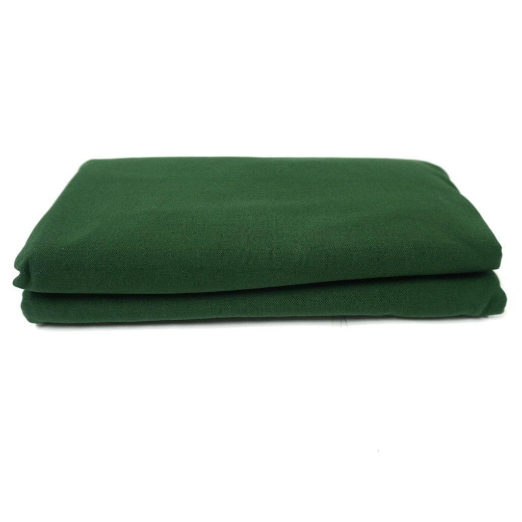 Shason Textile 45" x 4 Yards 100% Cotton Solid Craft Fabric, Ever Green