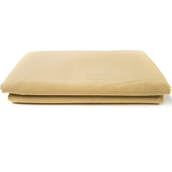 Shason Textile 45" x 4 Yards 100% Cotton Solid Craft Fabric, Tan