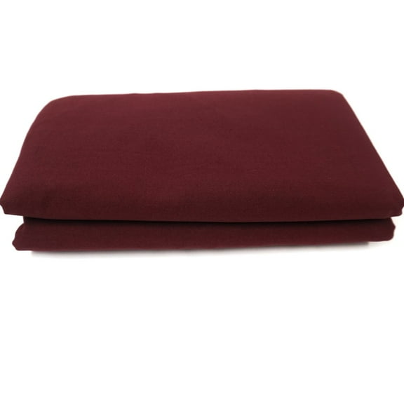 Shason Textile 45" x 8 Yards 100% Cotton Solid Craft Fabric, Merlot