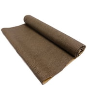 Shason Textile 54" 100% Polyester Faux Leather Vinyl Craft Fabric By the Yard, Mocha