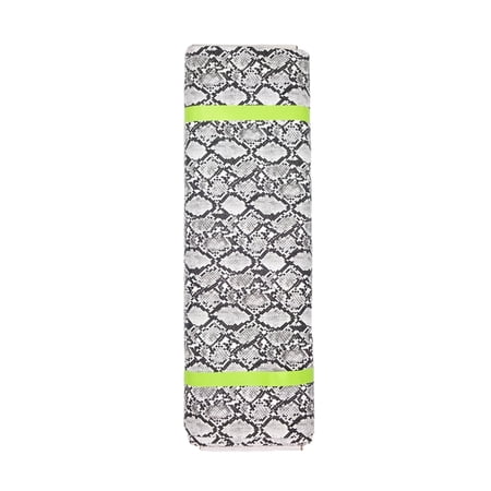 Shason Textile 54" 100% Polyester Faux Snake Skin Leather Craft Fabric By the Yard, White