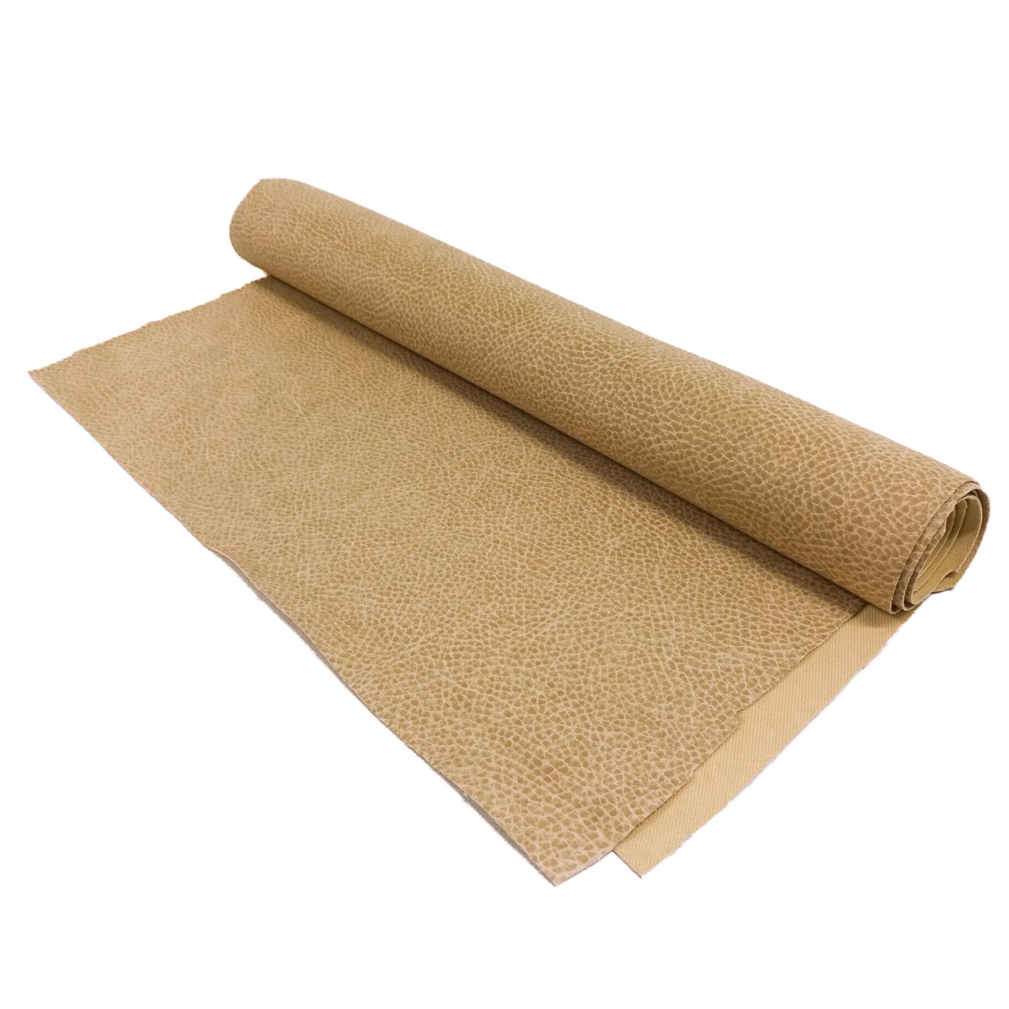 Shason Textile 54" x 8 Yards 100% Polyester Faux Leopard Leather Craft, Taupe