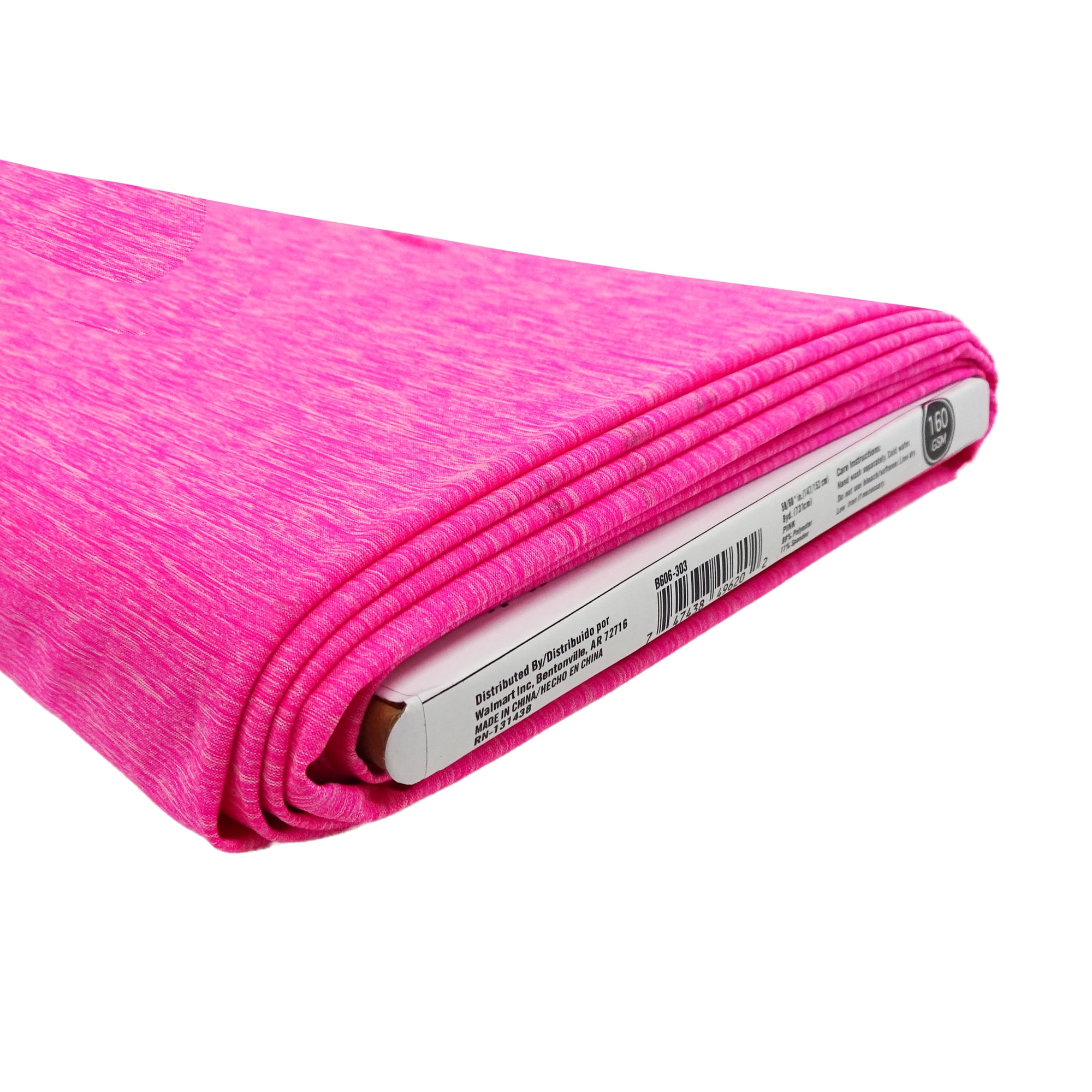 Shason Textile 60" Heather Knit Fabric by the Yard, Pink
