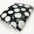 thumbnail image 1 of Shason Textile 60" x 2 yd 100% Polyester Fleece Large Fun Dot-Print Sewing & Craft Fabric, Black and White, 1 of 3