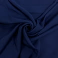 thumbnail image 1 of Shason Textile 60" x 3 yd 100% Polyester Chiffon Solid Print Craft Fabric, Navy, 1 of 4