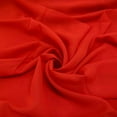 thumbnail image 1 of Shason Textile 60" x 3 yd 100% Polyester Chiffon Solid Print Craft Fabric, Red, 1 of 5