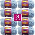 thumbnail image 1 of Shason Textile (8-Pack) Super Soft Acrylic Yarn, Baby Blue., 1 of 1