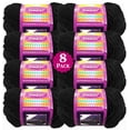 thumbnail image 1 of Shason Textile (8-Pack) Super Soft Acrylic Yarn, Black., 1 of 1