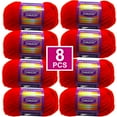 thumbnail image 1 of Shason Textile (8-Pack) Super Soft Acrylic Yarn, Red., 1 of 1