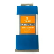 Shason Textile Craft Quilting Poly Cotton 2 Yards Precut Fabric, Turquoise