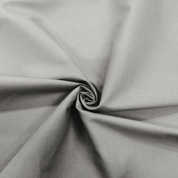 Shason Textile Poly Cotton (3 Yards Cut) x 44" Craft Projects Quilting Precut Fabric, Gray