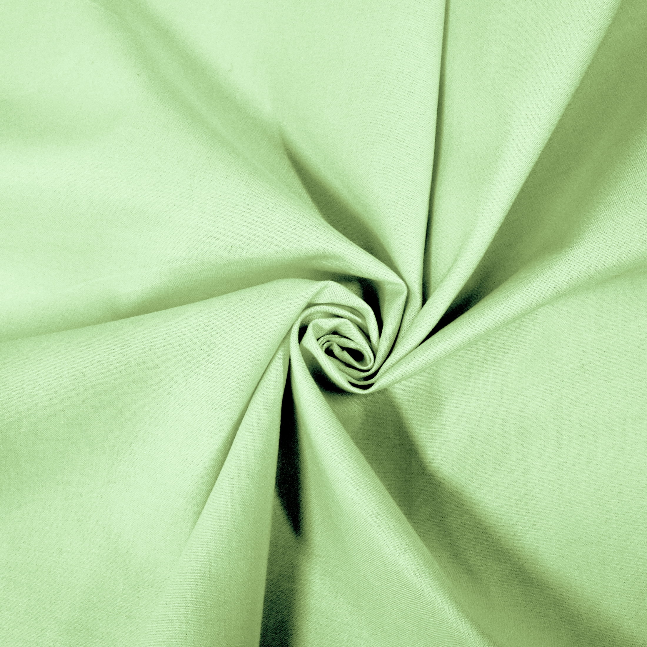 Shason Textile Poly Cotton (3 Yards Cut) x 44" Craft Projects Quilting Precut Fabric, Mint