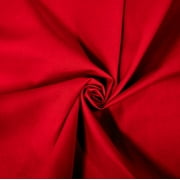 Shason Textile Poly Cotton 3 Yards Cut x 44 Craft Projects Quilting Precut Fabric, Red