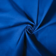 Shason Textile Poly Cotton 3 Yards Cut x 44 Craft Projects Quilting Precut Fabric, Royal