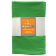 Shason Textile Poly Cotton (4 Yards Cut) x 44" Craft Projects Quilting Precut Fabric, Kelly