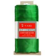 Shason Textile Special Occasion Costume Satin 2 Yards Precut Fabric, Gold