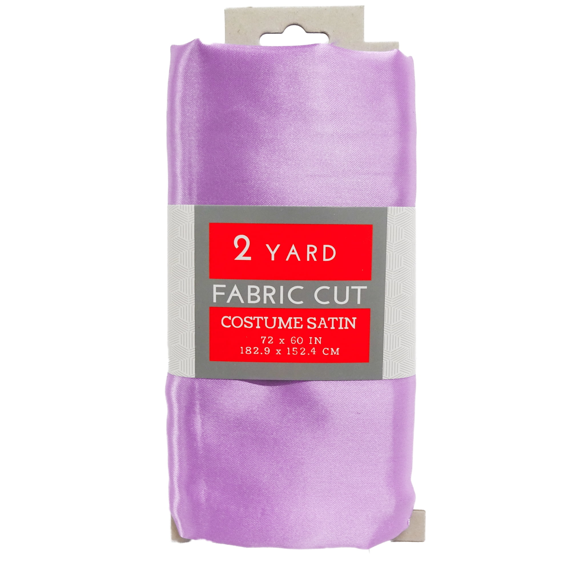 Shason Textile Special Occasion Costume Satin 2 Yards Precut Fabric, Lilac