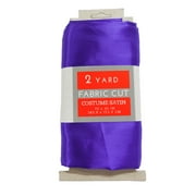 Shason Textile Special Occasion Costume Satin 2 Yards Precut Fabric, Ice Blue