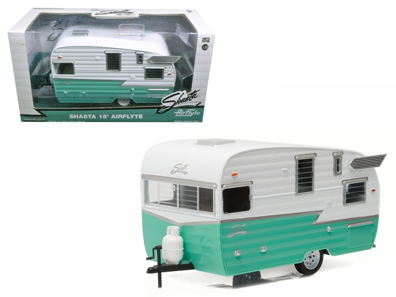 GREENLIGHT　シャスタ　shasta　1/24　トレーラー　ミニカー　緑 Greenlight Shasta 1/24 Trailer Miniature Green Limited