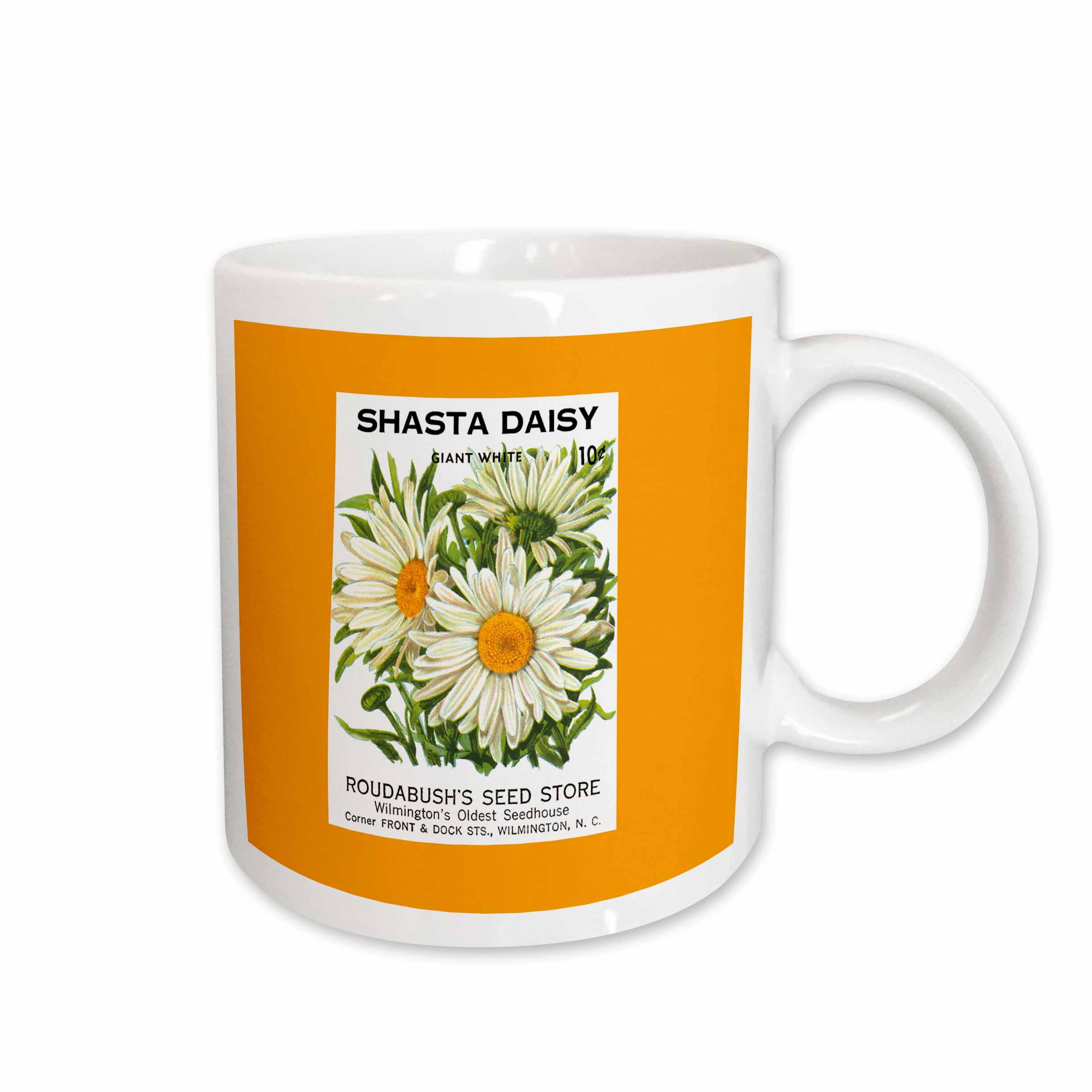 Shasta Daisy Giant White Seed Packet Reproduction 15oz Mug mug1708072