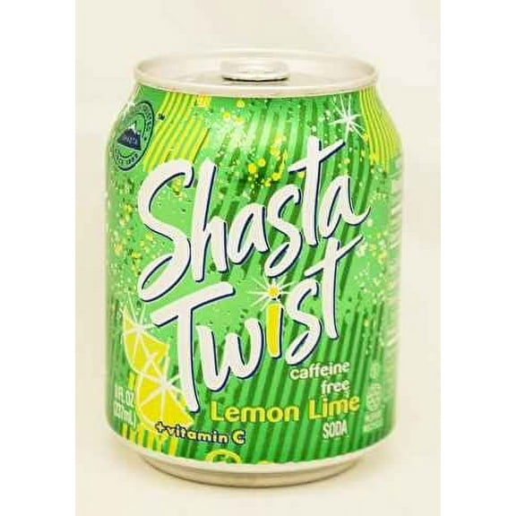 Shasta Lime Lemon Soda, 8 Ounce -- 48 Per Case.