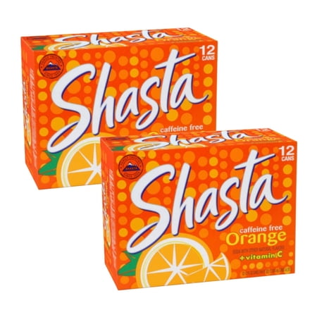 Shasta Orange Soda - 24 Cans