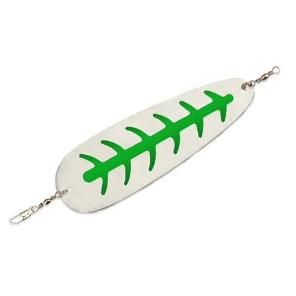 Mack's Lure Sling Blade Nickel/Green 6"