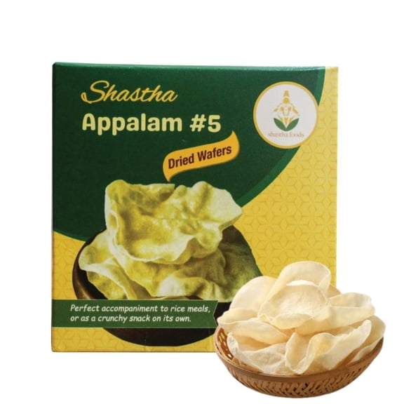 Shastha Appalam # 5 (Pack of 4) Each Packet has 150g