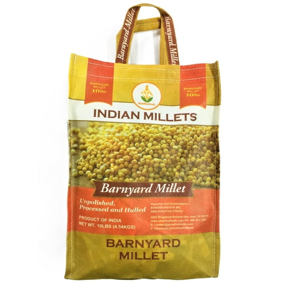 Shastha Barnyard Millet - 10lbs Bag (Pack of 1)- Millet Grits
