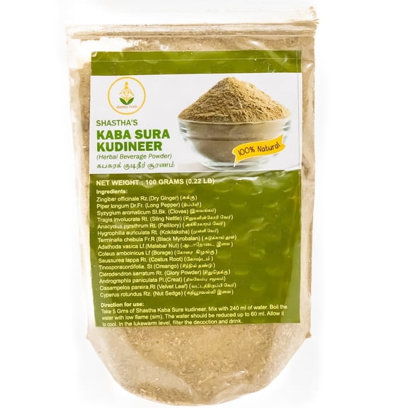 Shastha Foods Kabasura Kudineer Spicy Powder, 100 g, pack of 3