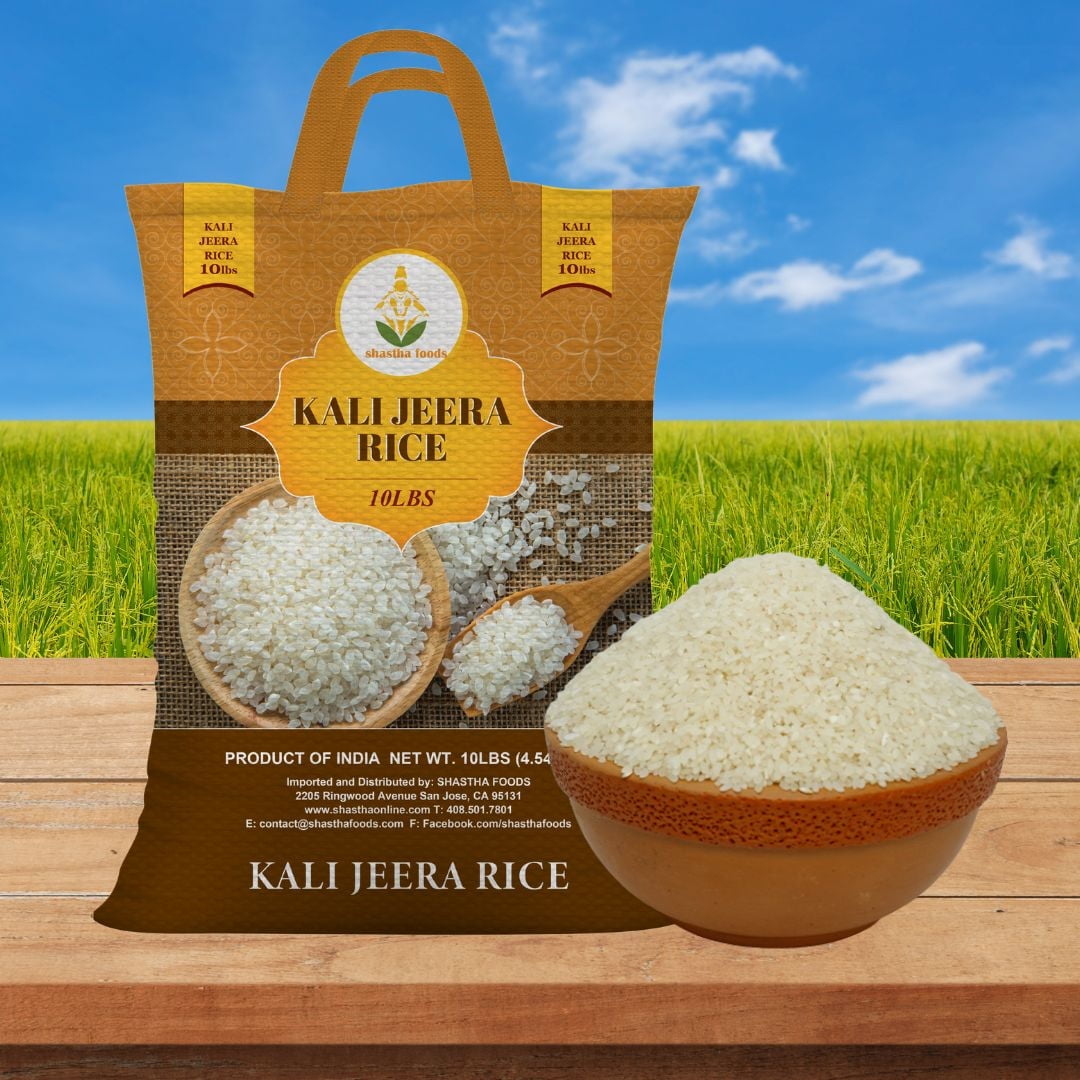 Shastha Foods, Kalijeera Rice, 10 lbs, gluten free, aromatic, easy