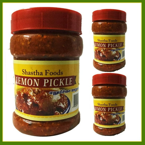 Shastha Spicy Lemon Pickle, 300g (Pack of 3)