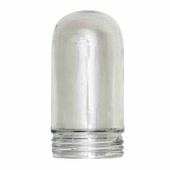 Shat-R-Shield Glass Globe,6 3/4"L,3"W,3"H,Clear G1002