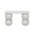 thumbnail image 1 of Shatana Home Dani Console Table Large in Ivory Concrete, 1 of 2