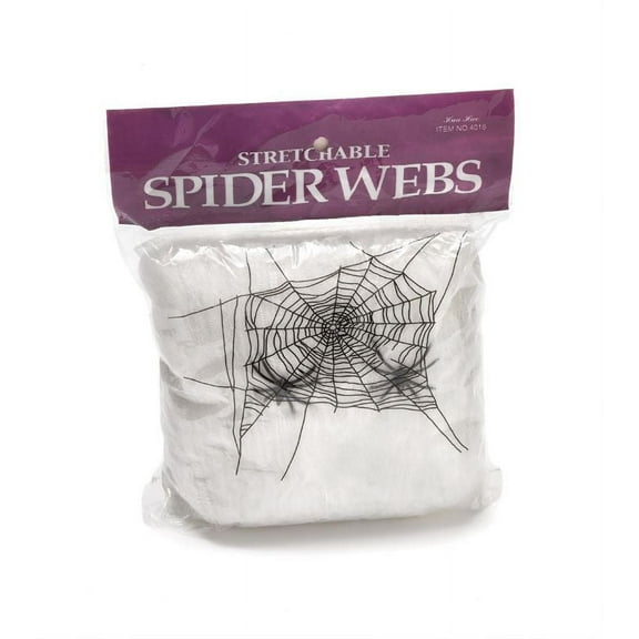 Shatchi Spider Web Halloween White PVC Decoration