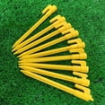 thumbnail image 1 of Shatex 12pack 5.7inch Sturdy Plastic Garden Stakes Yellow, 1 of 2