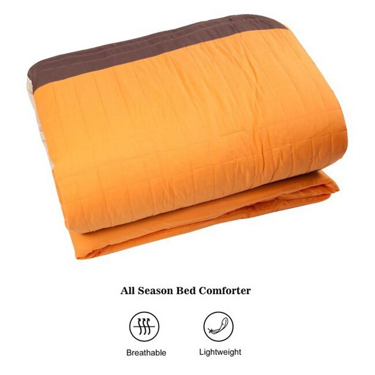 Shatex Bed In A Bag 7 Piece Luxury Microfiber Striped Bedding